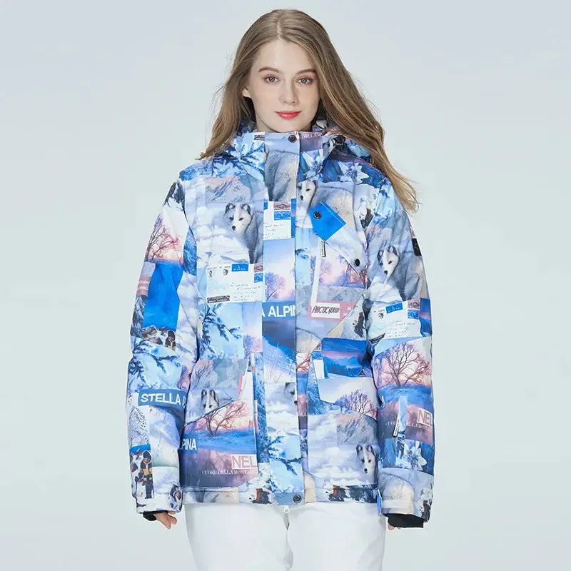 Adult Insulated Puffy Ski Jacket