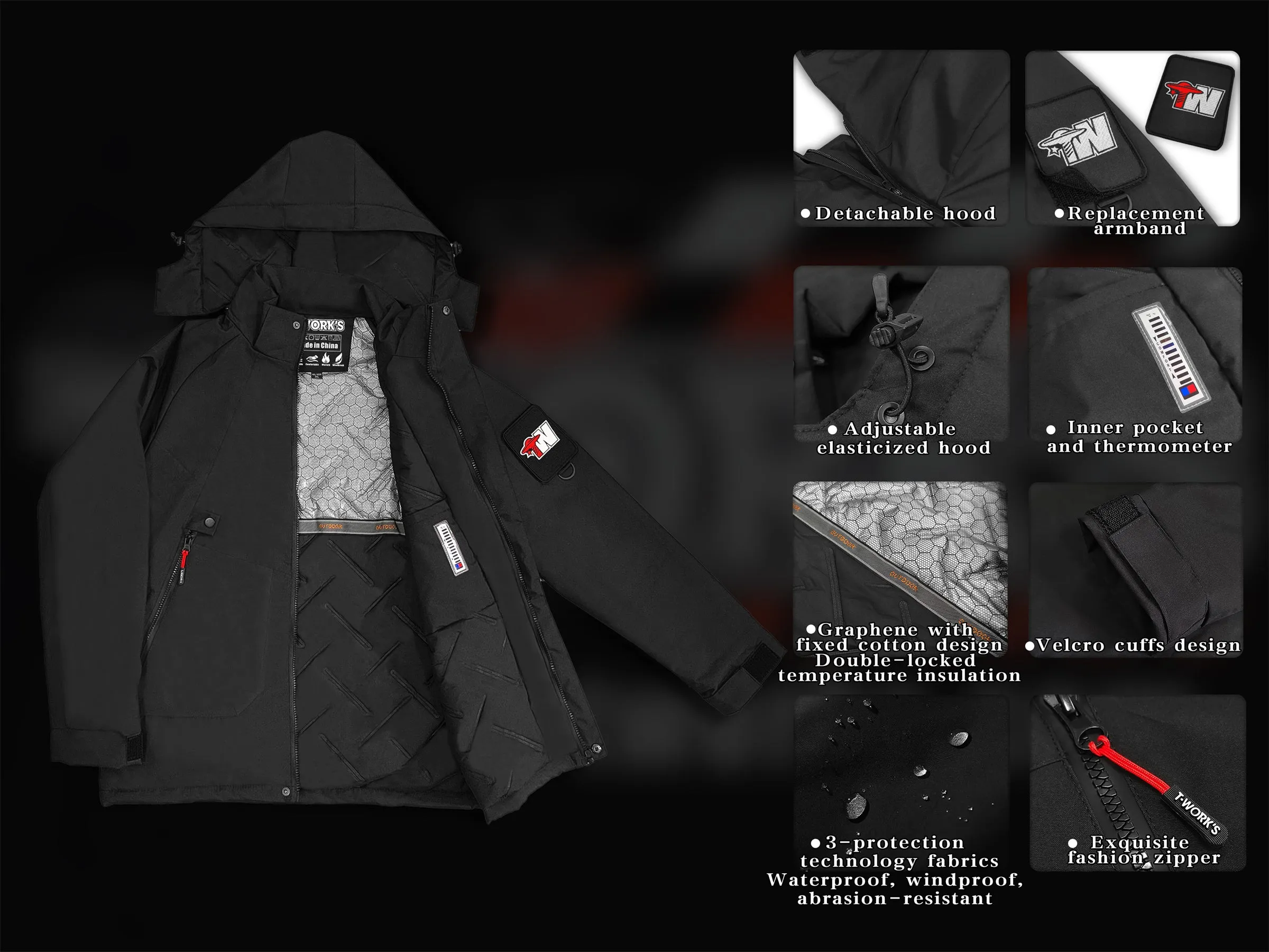 AP-008-A      T-Work's Team winter jacket 2025