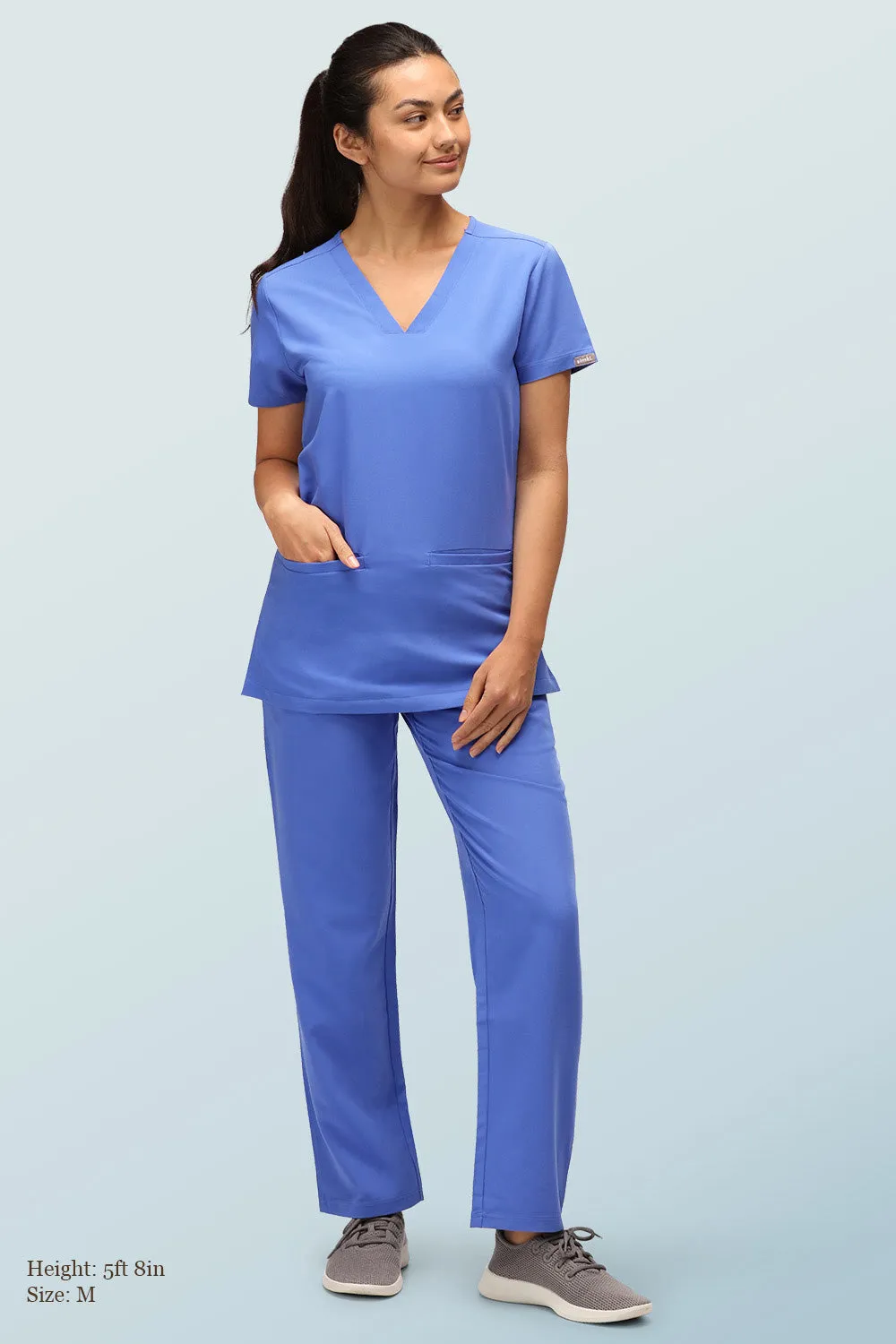 Arlo Scrub Trousers Ceil Blue
