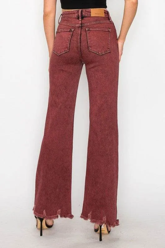 Artemis Vintage Plus Size - High Rise Flared Leg Jeans
