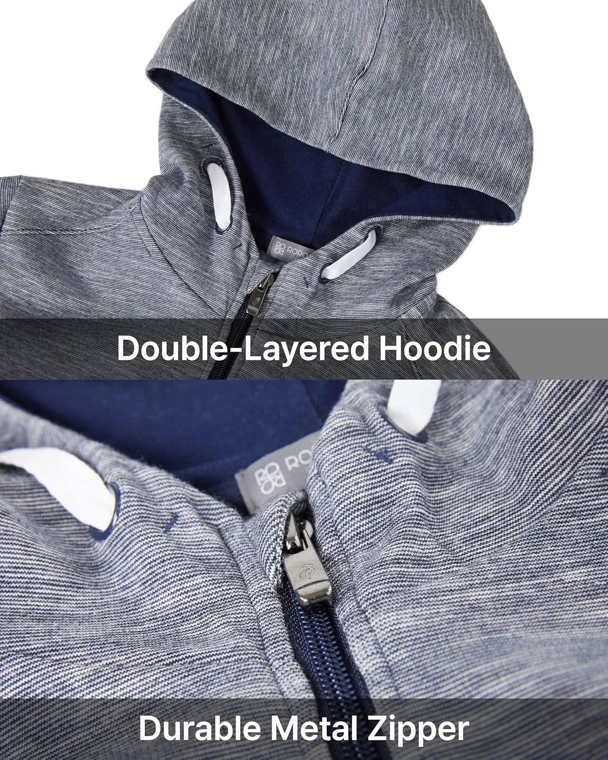 Boys' 2-Piece Comfortable Tracksuit Set (Ages 3-9) – Dryer Safe Zip-Up Hoodie & Jogger Sweatpants