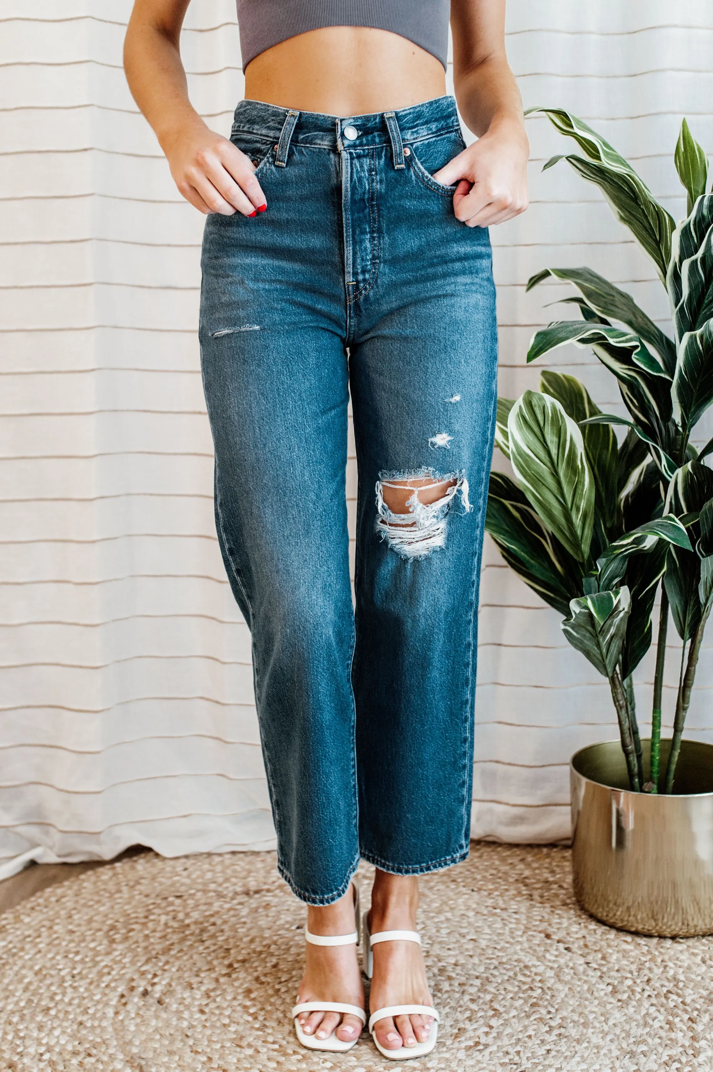 CLEARANCE- Anji's Ribcage Straight Ankle