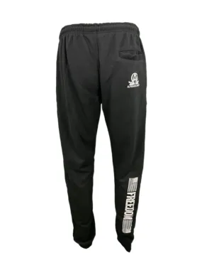 FREEDOM Black Loose-Fit Sweatpants - Comfortable Casual Joggers for Everyday Wear & Relaxation