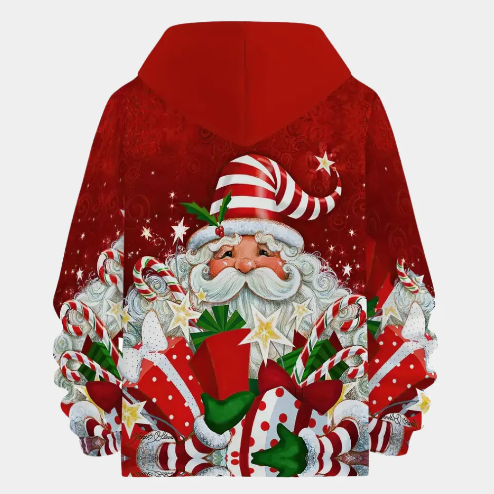 GRACY - Trendy Kerstmis Hoodie voor Dames