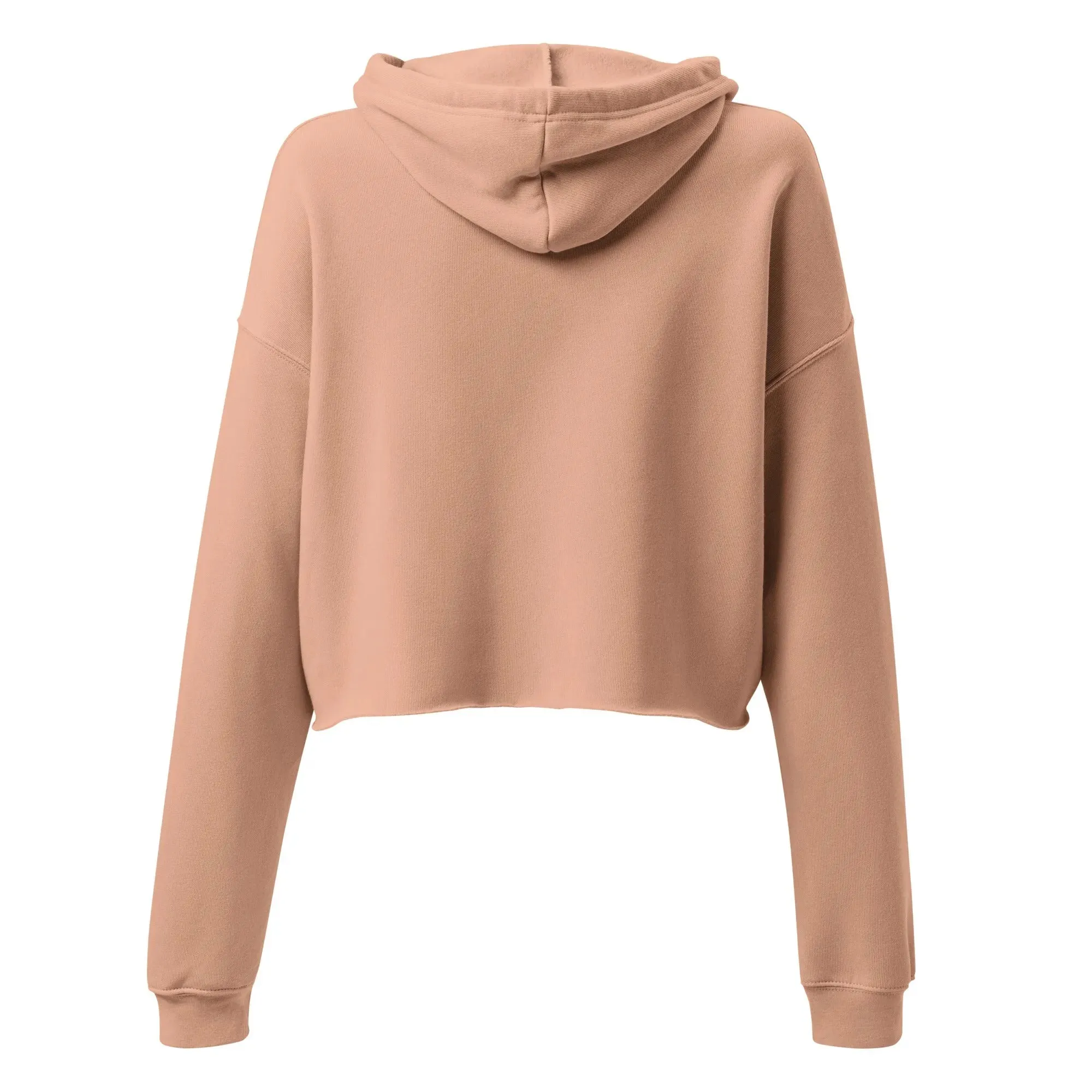 Greek Evil Eye Embroidered Cropped Hoodie