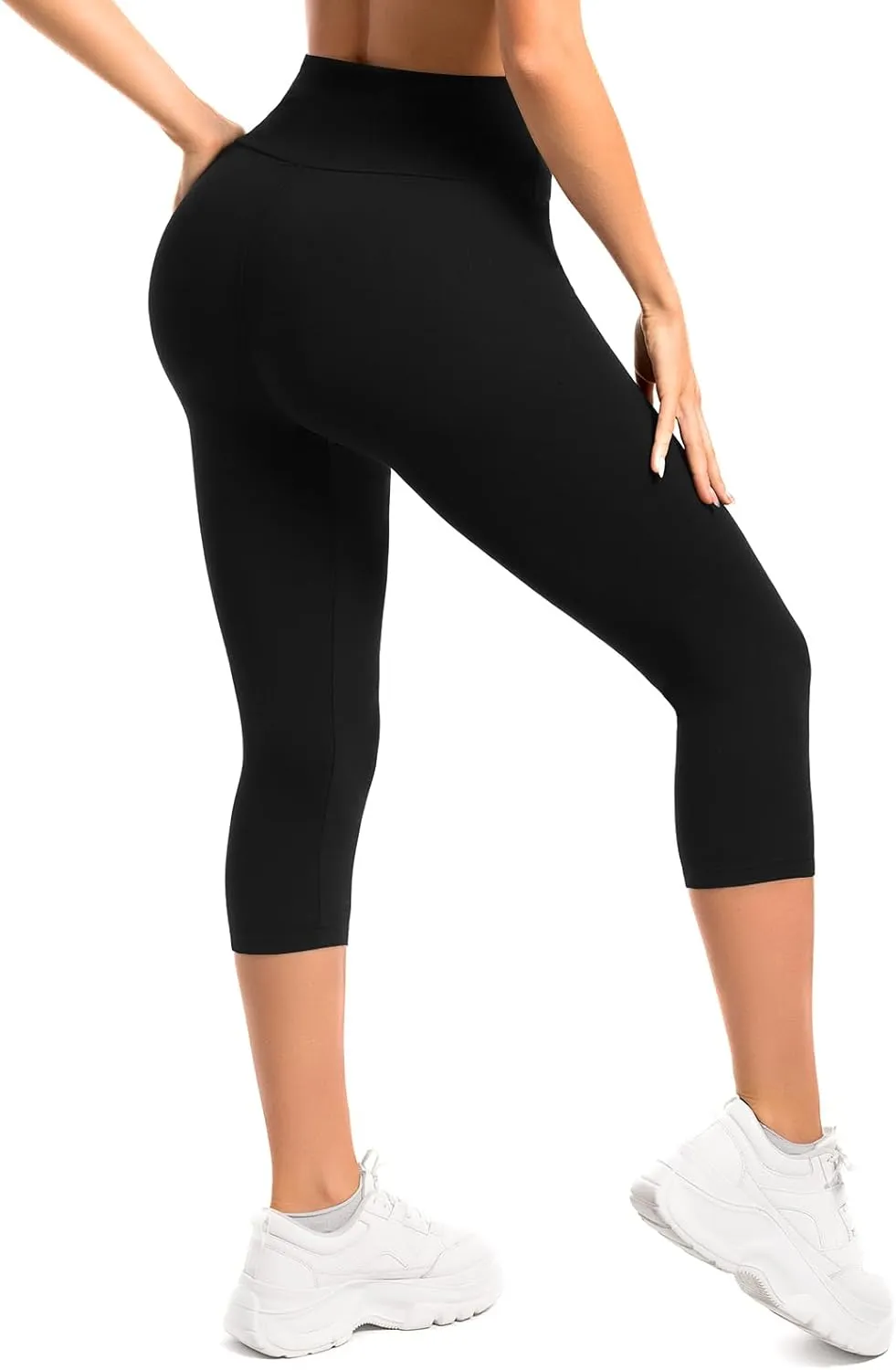 Hethrone Capri Leggings for Women, High Waisted Buttery Soft Women's Leggings for Workout