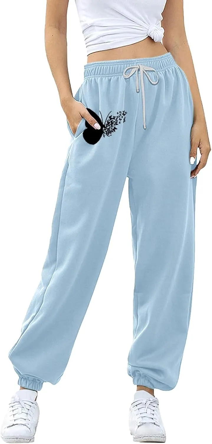 Joggers for Women 2024 Joggers Pants Workout High Waisted Yoga Pants with Pockets 3X Athletic Pants Comfortable