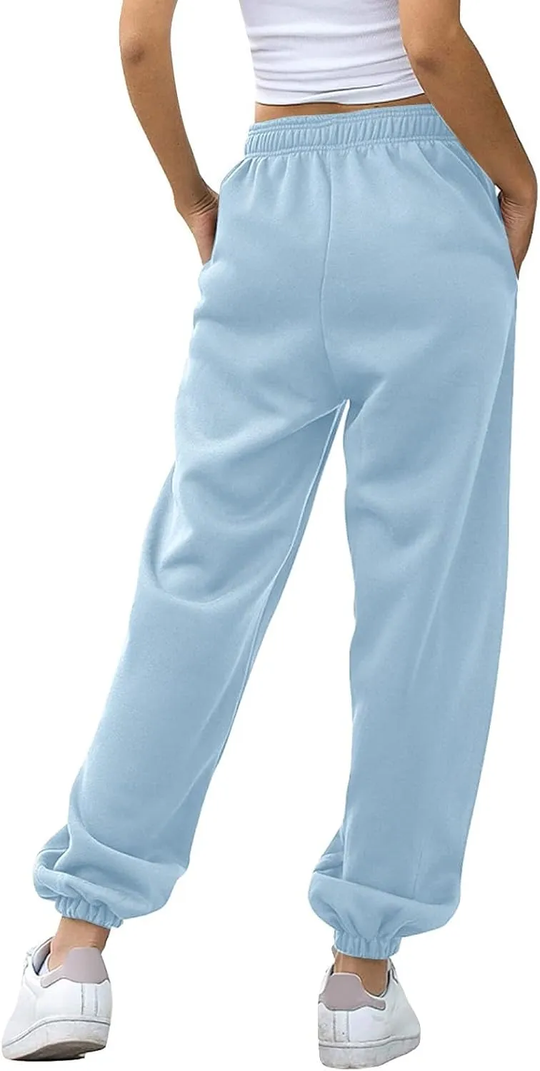 Joggers for Women 2024 Joggers Pants Workout High Waisted Yoga Pants with Pockets 3X Athletic Pants Comfortable