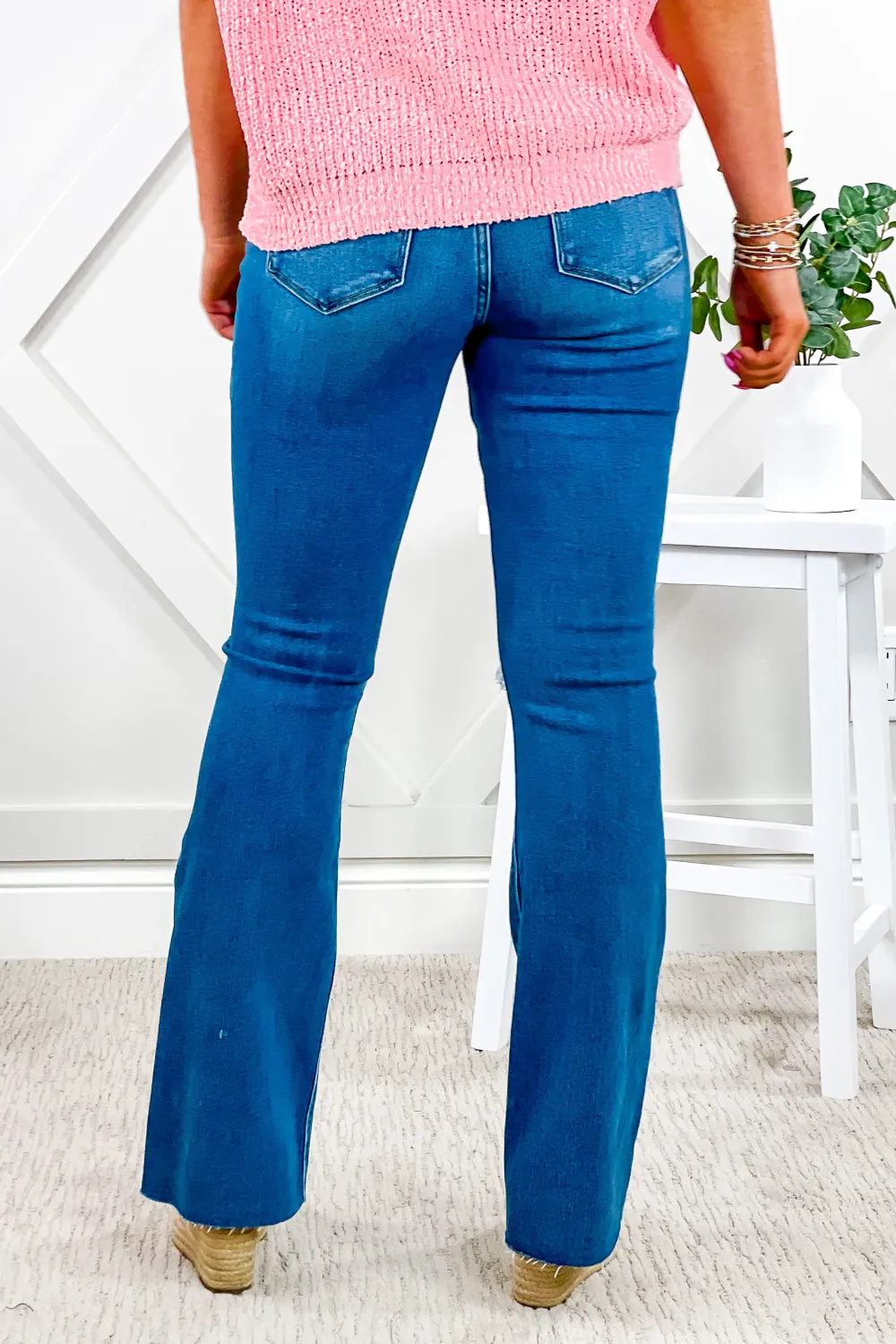 KanCan: Eva High Rise Boot Cut Jeans - Medium Wash