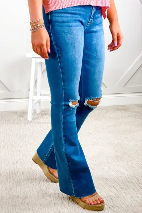 KanCan: Eva High Rise Boot Cut Jeans - Medium Wash