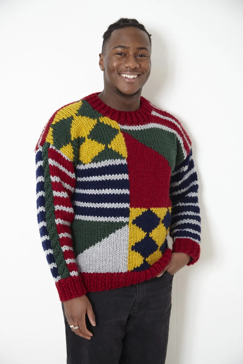 King Cole 6004 Child and Adult Sweater and Cardigan in Big Value Super Chunky (leaflet)