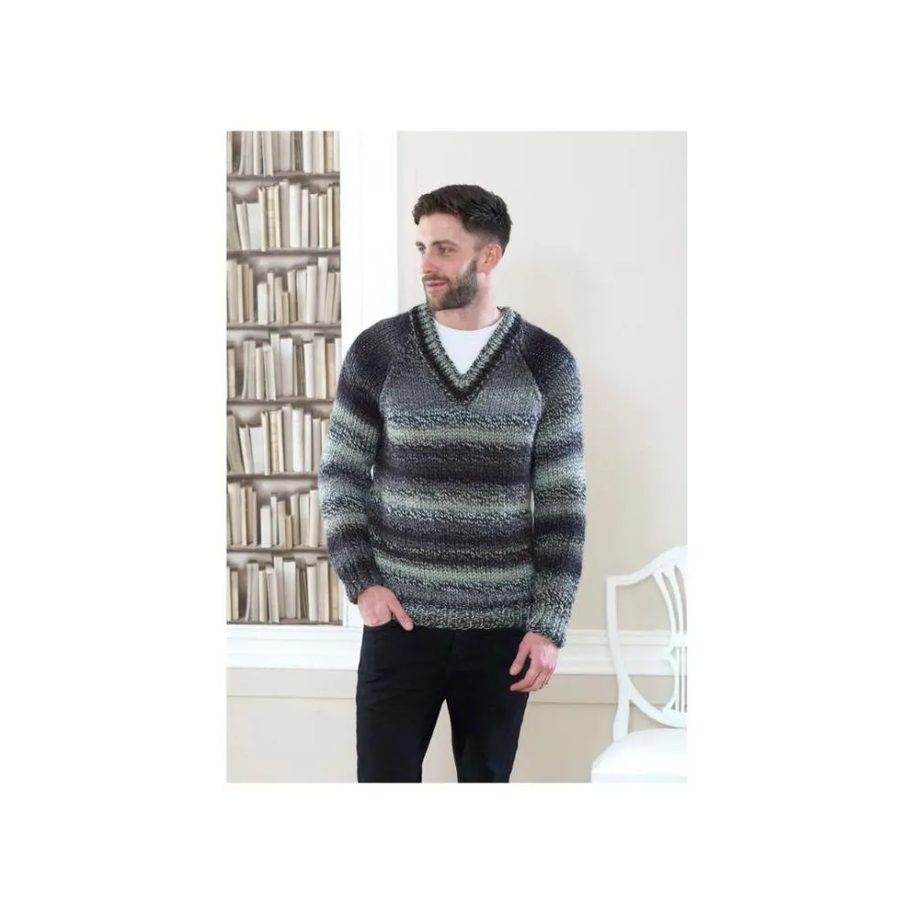 King Cole Men's Super Chunky Knitting Pattern 5462