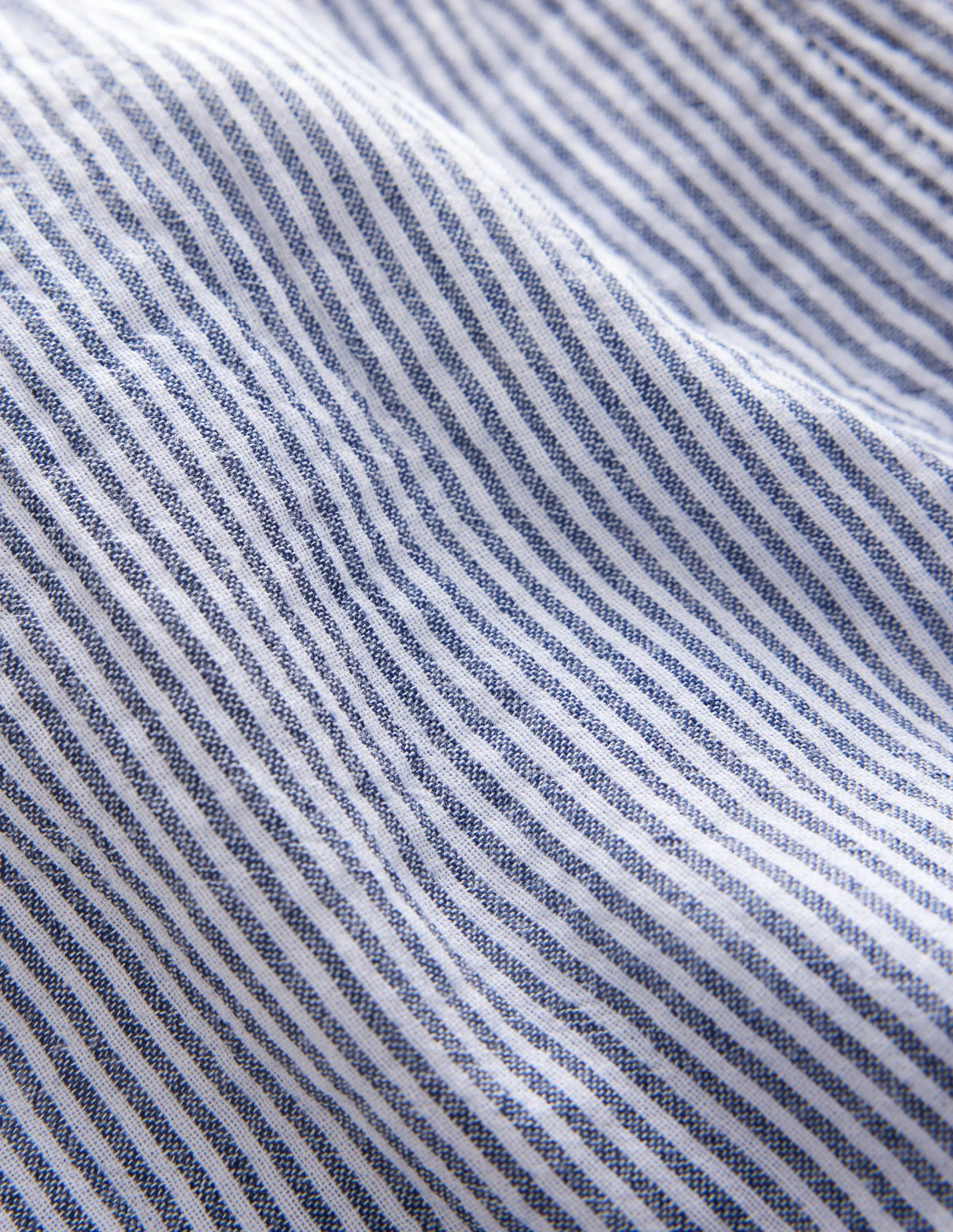 Lightweight Holiday Shorts-College Navy Ticking