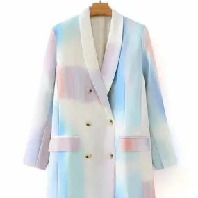 Litmus Color Long Sleeve Blazer