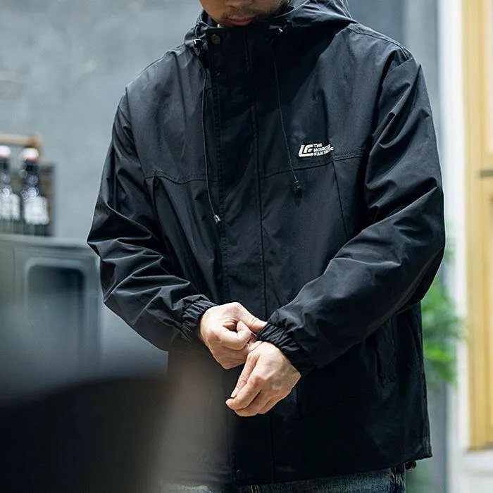 Loose Windproof Hooded Jacket P0433