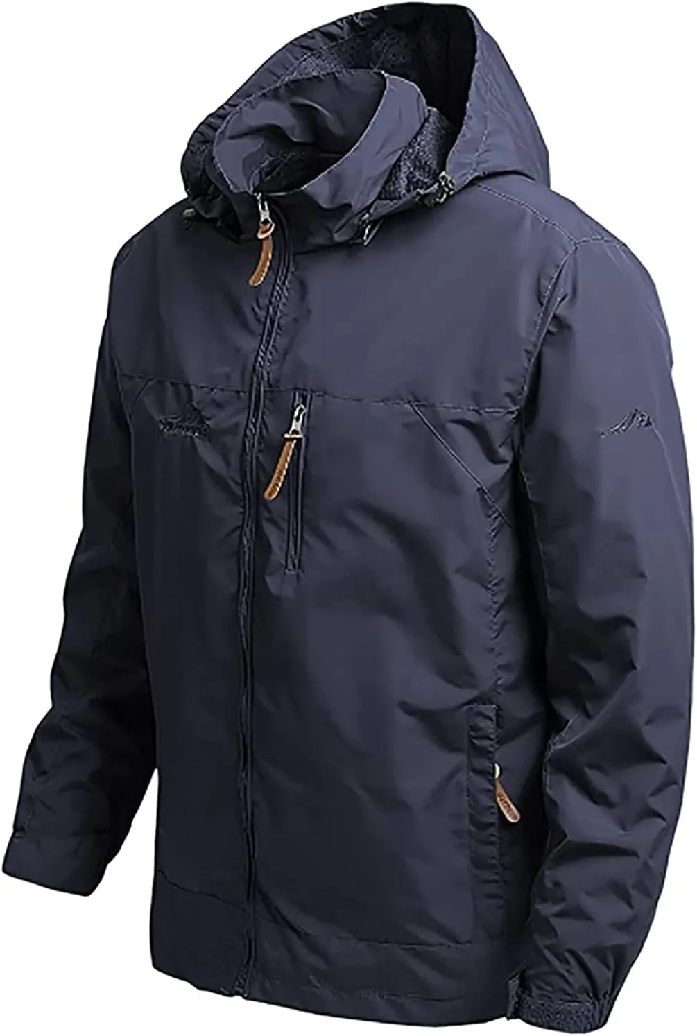 Men's Jacket Waterproof Rain Jacket Windproof Raincoat for Cycling Breathable Hardshell Windbreaker