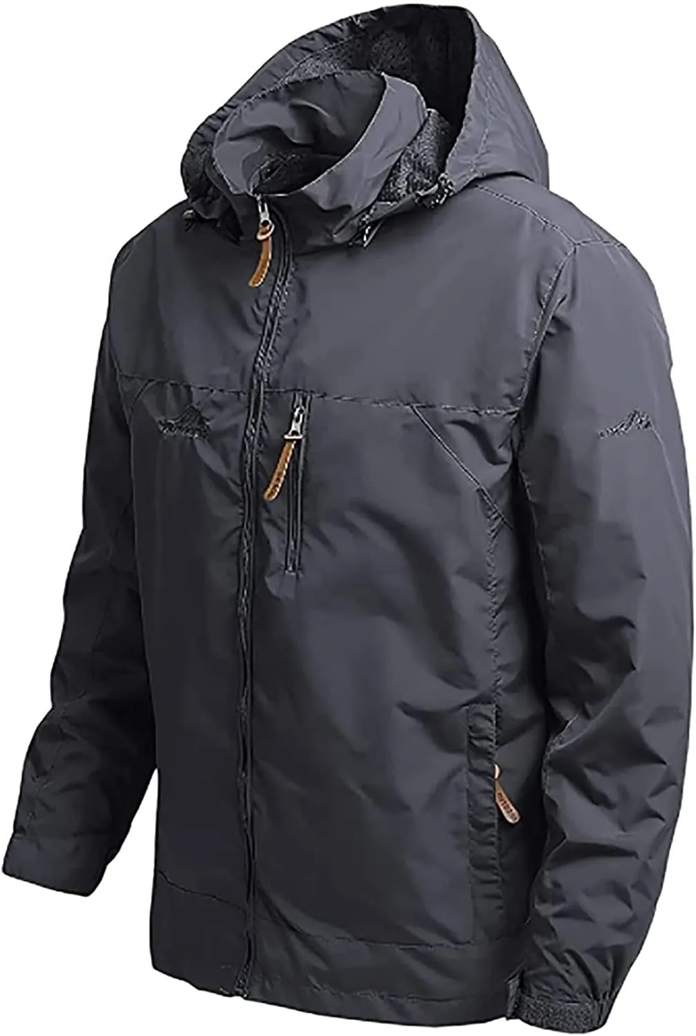 Men's Jacket Waterproof Rain Jacket Windproof Raincoat for Cycling Breathable Hardshell Windbreaker