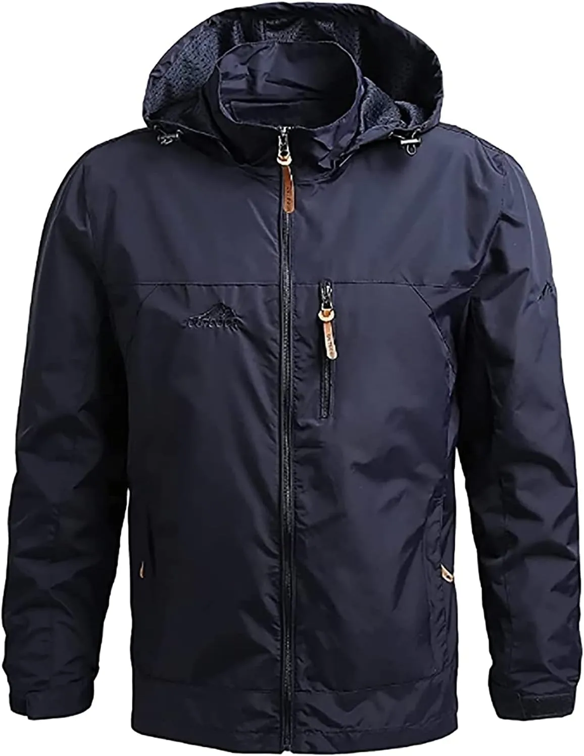 Men's Jacket Waterproof Rain Jacket Windproof Raincoat for Cycling Breathable Hardshell Windbreaker