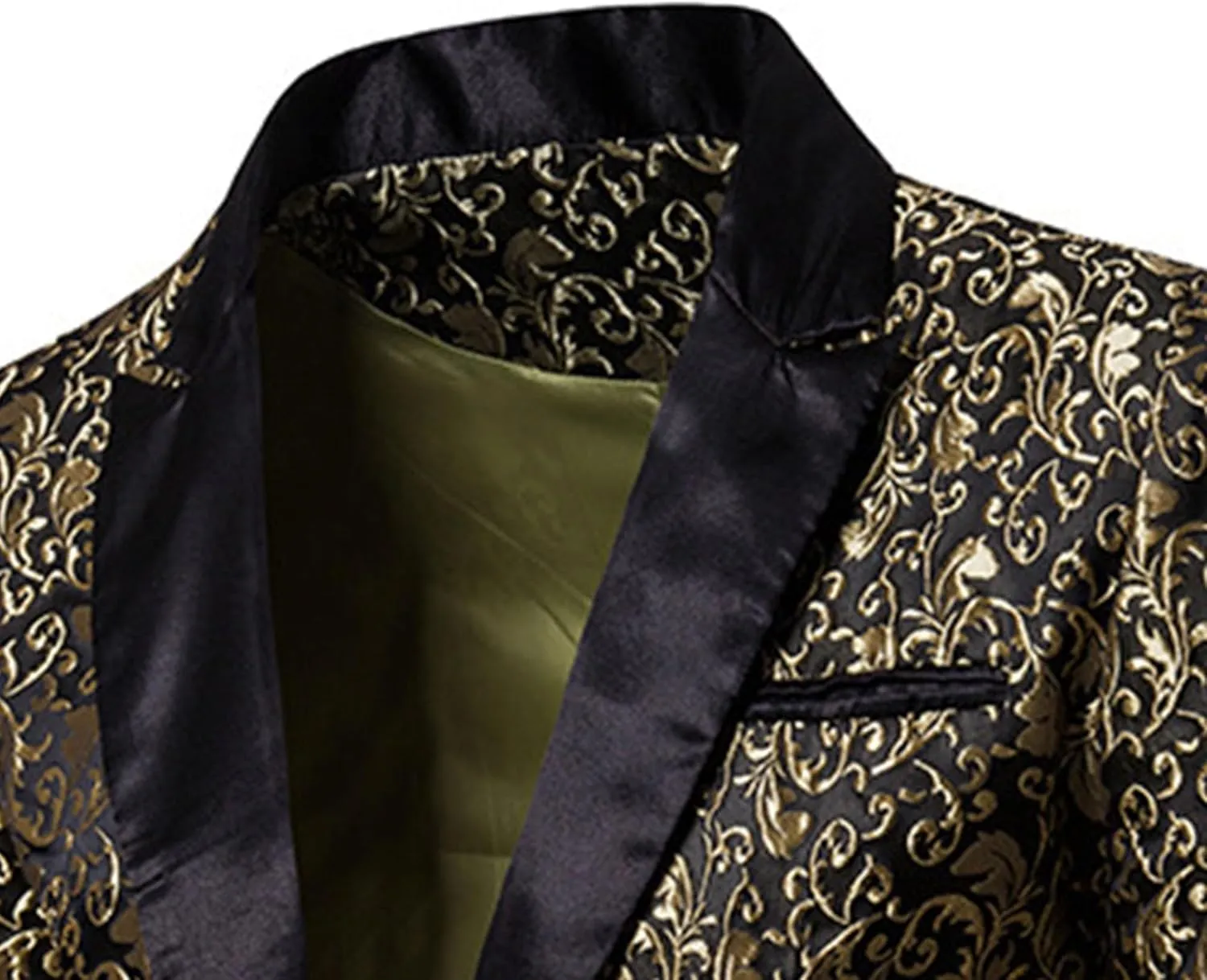 Mens Sequins Tuxedo Jacket Stylish Shawl Lapel Suit Jackets Elegant Velvet Blazer for Dinner, Prom, Party