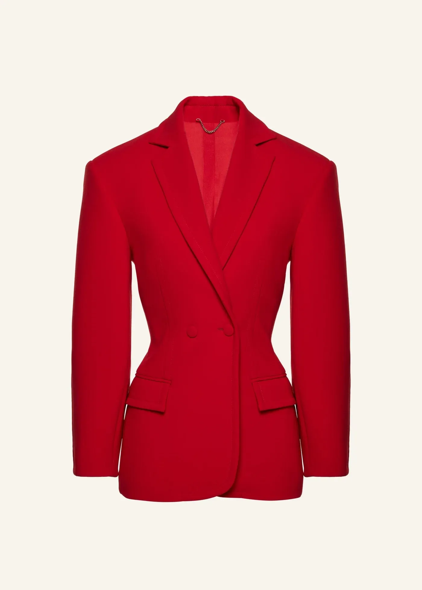 Oversized wool-blend blazer