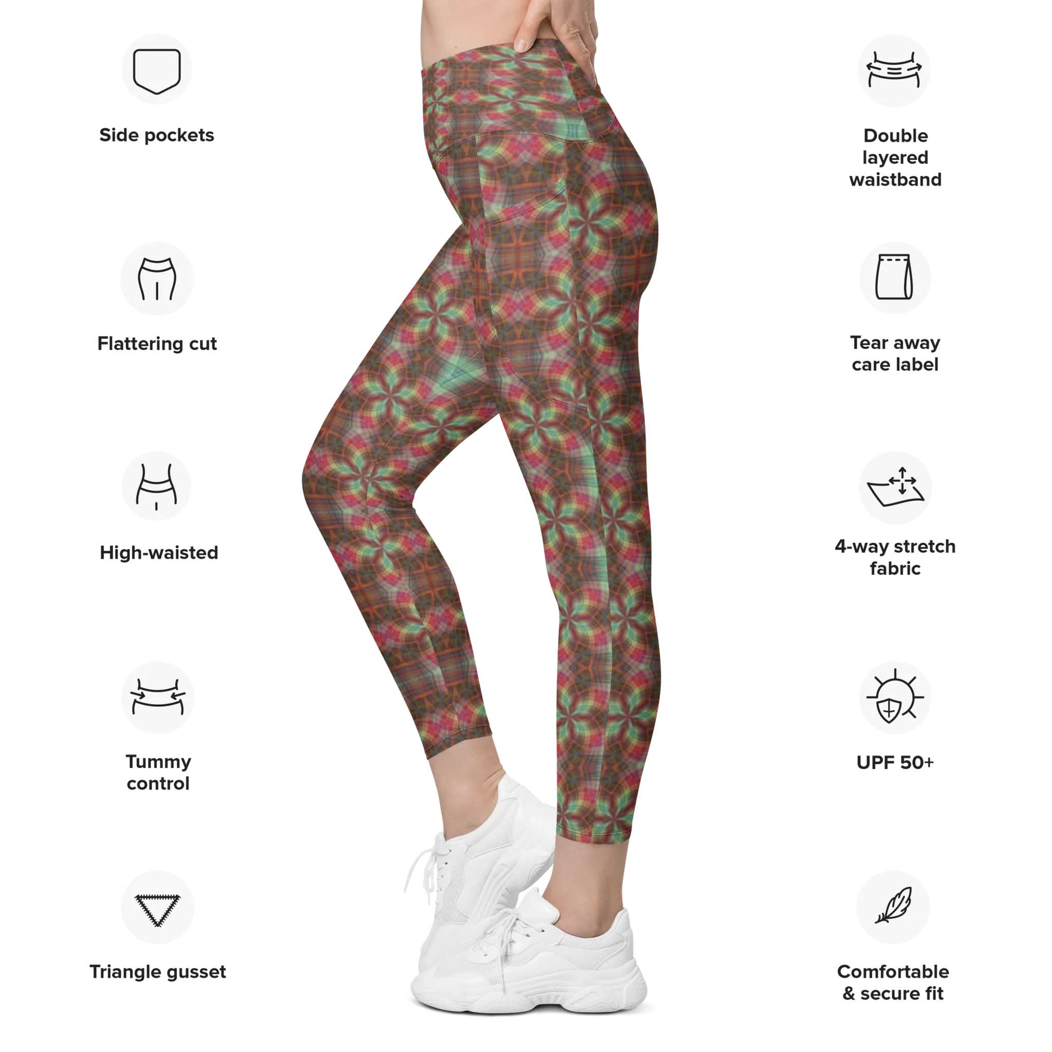 Recursia Argyle Rewired II Leggings With Pockets