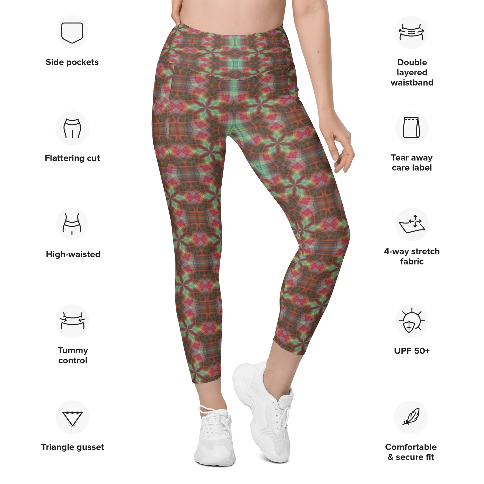 Recursia Argyle Rewired II Leggings With Pockets