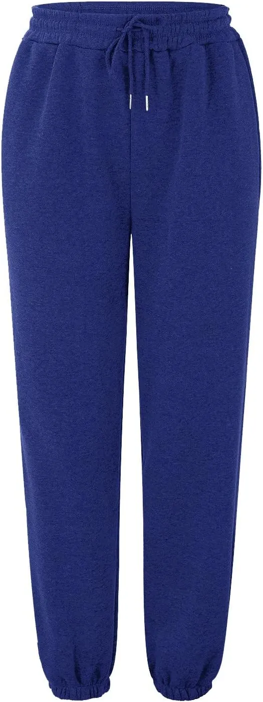 Sweatpants Women 2024, High Waisted Wide Leg Sweatpants Women Baggy Joggers with Pockets Workout Lounge Trousers
