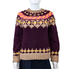 Tory Burch Fair Isle Wool Sweater