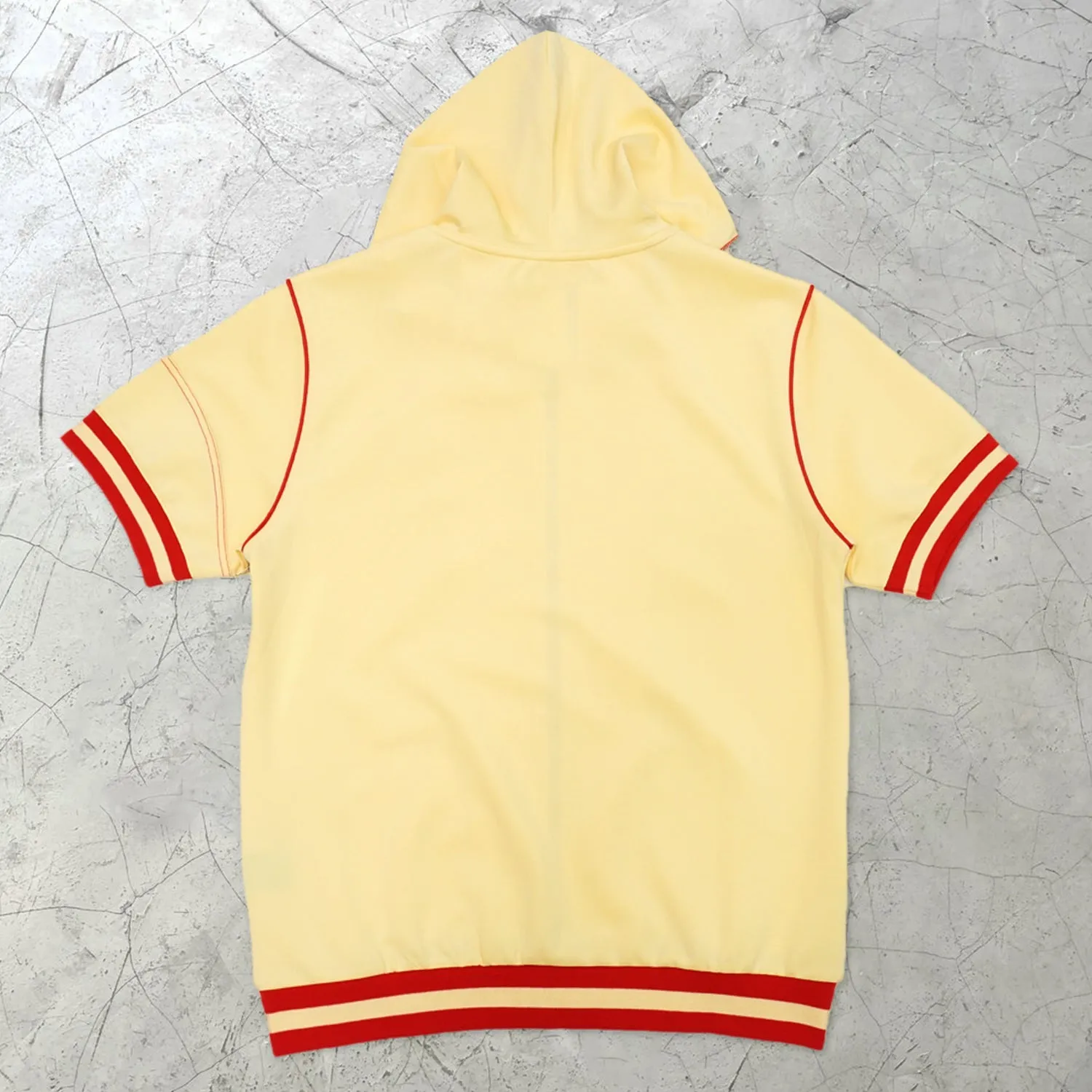 Trendy Graphic Street Short Sleeve Satin Hoodie
