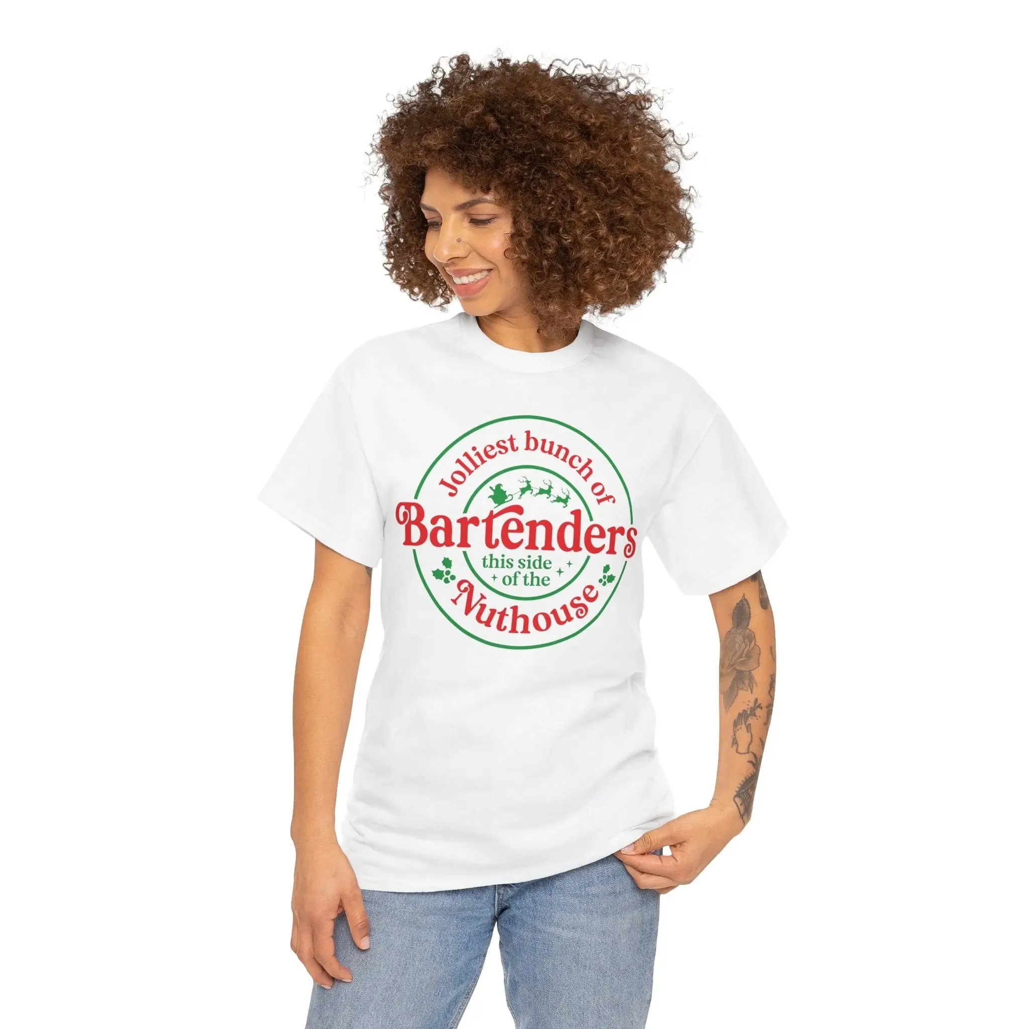 Unisex T-shirt Bartender Basic Christmas