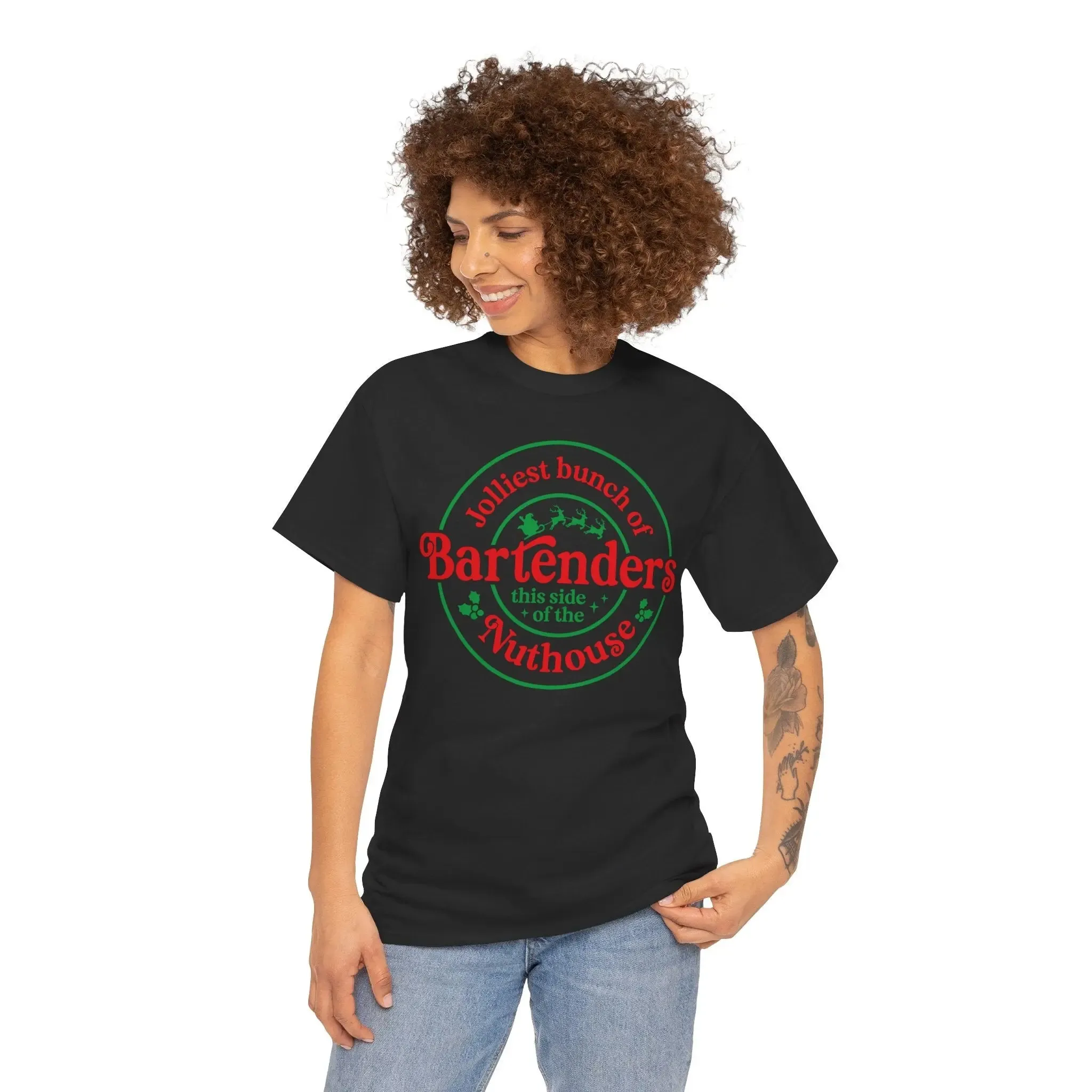 Unisex T-shirt Bartender Basic Christmas