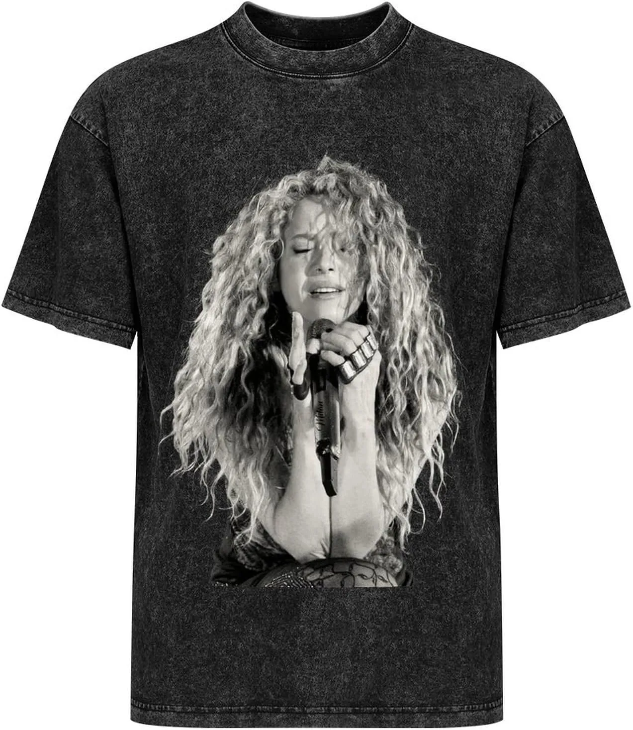 Women Shirt,Music Top Washed Tshirt Cotton Round Neck T Shirt Fashion T-Shirt Novelty Shirts for Men Classic Tee