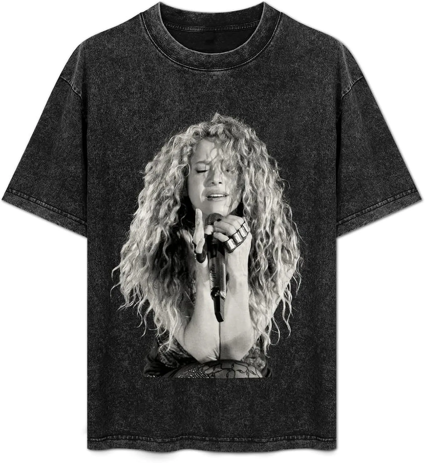Women Shirt,Music Top Washed Tshirt Cotton Round Neck T Shirt Fashion T-Shirt Novelty Shirts for Men Classic Tee