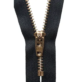 YKK Brass Jeans Zip 15cm Colour 580