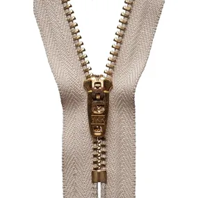 YKK Brass Jeans Zip 18cm Colour 572